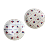 Flowery dessert plates Gien