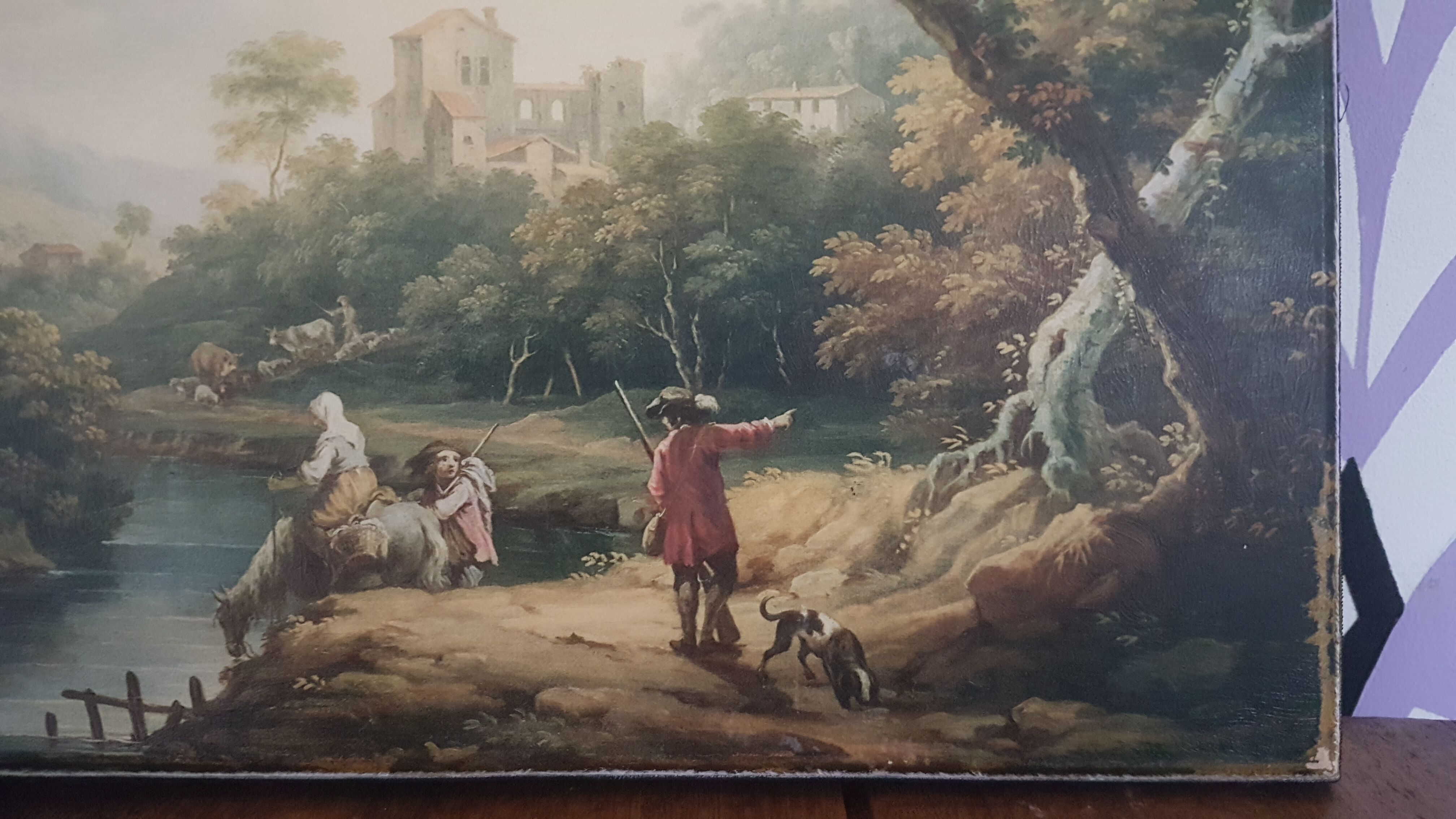 Cignaroli landscape canvas