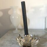 Vintage Olri silver metal candlestick