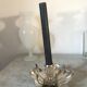 Vintage Olri silver metal candlestick