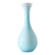 Large Italian vase in turquoise opaline from the 1960s.