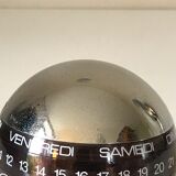 Perpetual calendar vintage design years 70