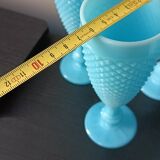 Turquoise Opaline Flutes