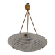 French Vintage Art Deco Style Hanging Ceiling Light – Clichy Glass Shade