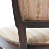 Original dining chair by Thonet in original vintage fabric, 1940