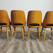 Chaises de Salle à Manger par Radomir Hoffman pour Ton, 1950s, Set de 4