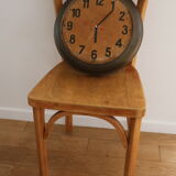 Brass wall clock 1950