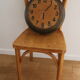Brass wall clock 1950