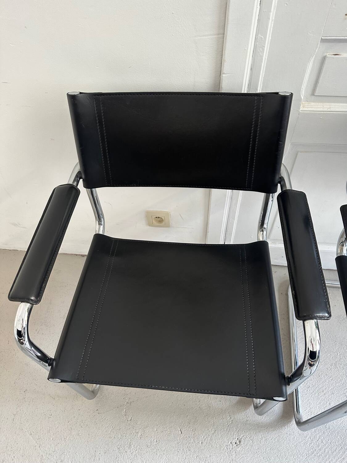 4 chairs Mart stam / Marcel breuer for Matteo Grasse