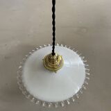 Old opaline pendant light