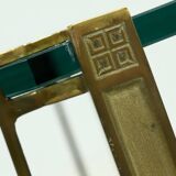 Brass and Glass Coffee Table by Peter Ghyczy 1970s