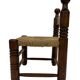 Vintage French wicker chair Charles Dudouyt Design