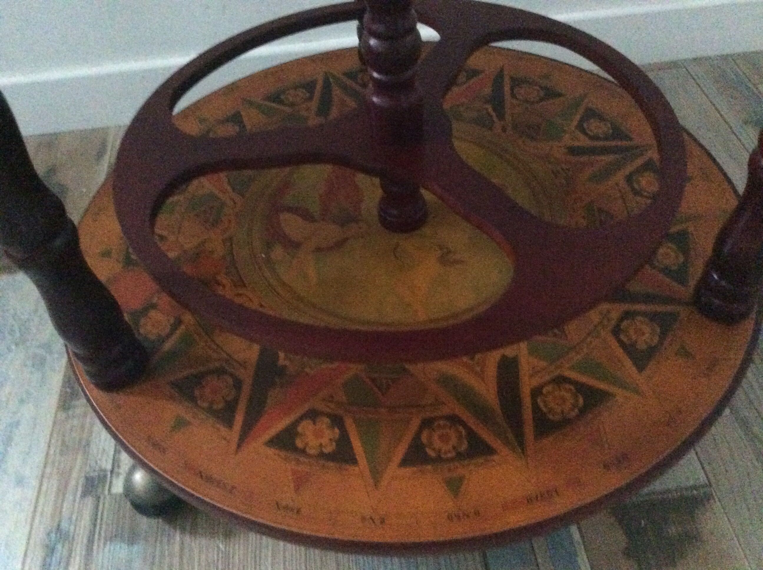 Bar mappemonde vintage des années 70