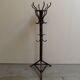 Vintage standing coat rack in bamboo