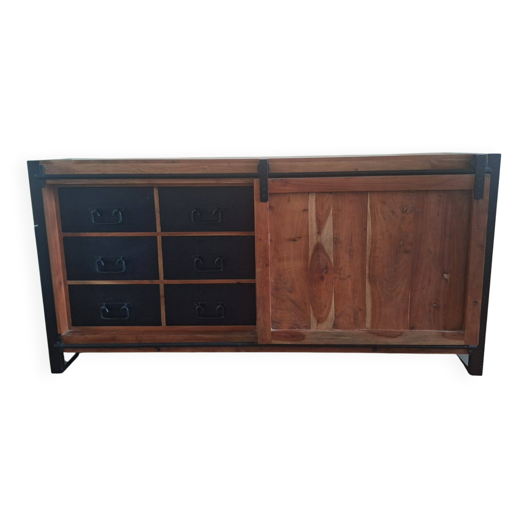 Acacia wood buffet