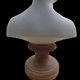Biscuit bust louise Brongniart signed MNP Limoges XX century