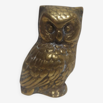 Owl / owl in brass or bronze