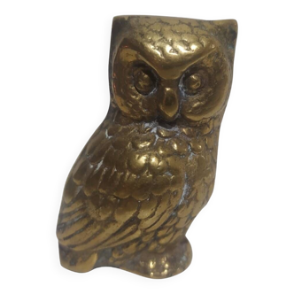 Owl / owl in brass or bronze