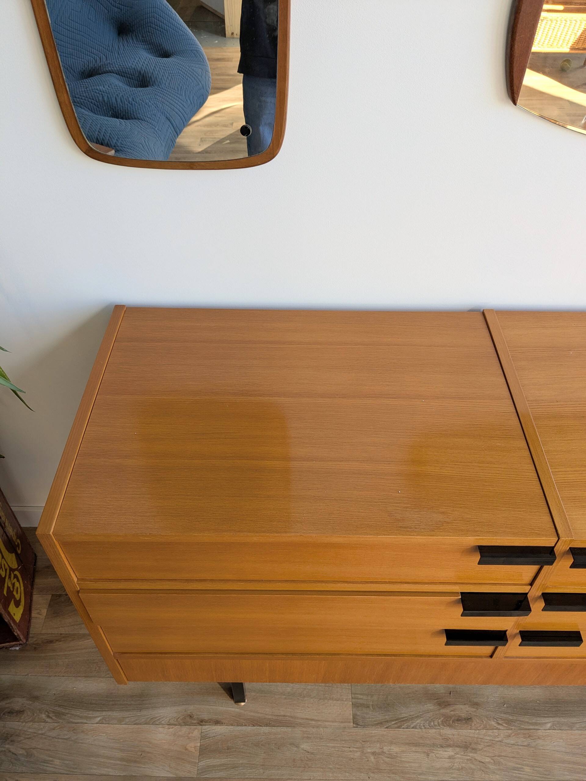 Vintage chest of drawers by Gérard Guermonprez