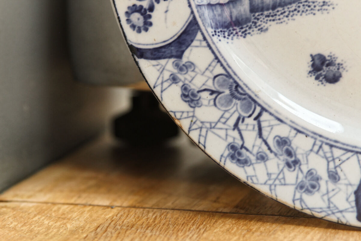 Chinese plate Creil and Montereau