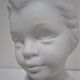 Bust biscuit porcelain little girl