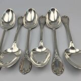 Set of 6 Christofle Marly soup spoons in near-new condition, 20.5 cm.