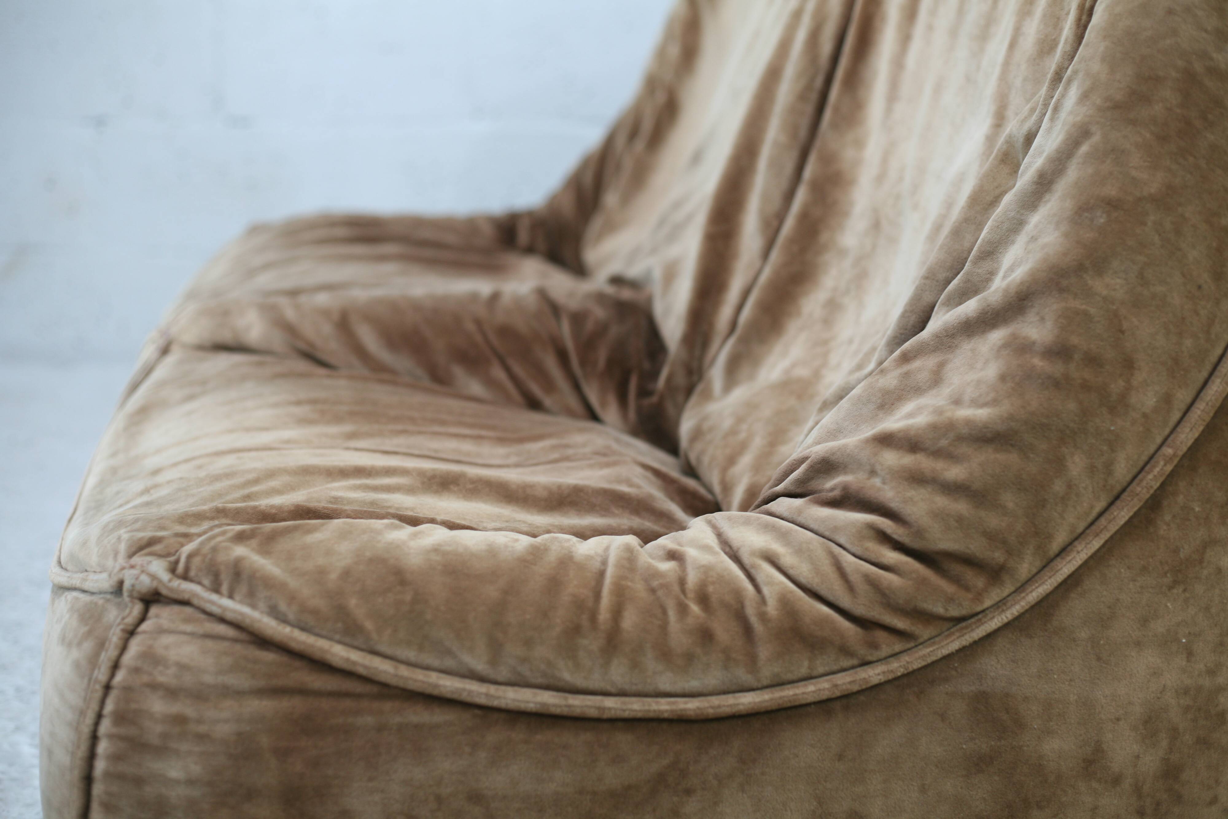 Sofa by Bernard Govin, Atelier Dunlopillo. France, circa 1970