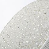 Large Vintage Pressed Glass Fruit Bowl / Rare Clear Glass Centerpiece