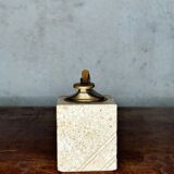 Travertine table lighter
