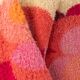 Rare Space Age carpet by Desso, 1970s, wool, berry tones, 340x70cm