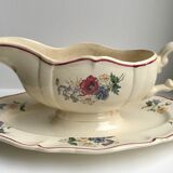 saucière Digoin Sarreguemines model "Agreste" 50s