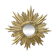 Large sun mirror in carved gilded wood.
