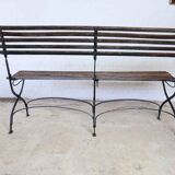 Antique foldable garden bench