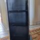 Roche Bobois black lacquered swivel column - David Lange