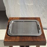 Silver tray with knot pattern handle L47.5