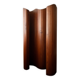 Art Deco Patinated Pine Room Divider by Jomain Baumann for Baumann, France,