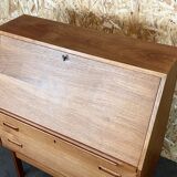 1960s 1970s teak secretary dresser Arne Wahl Iversen for Vinde Møbelfabrik
