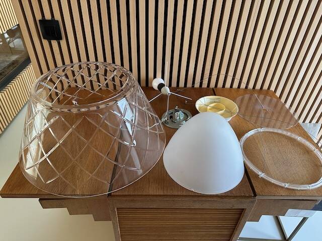 Chandelier lamp brand Flos Philippe Starck "Romeo Louis II S2" in crystal