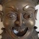 Large bronze Bamoun mask