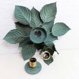 Leaf-shaped wall lamp, Italy 1970