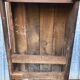 Solid cherry game table with 2 front drawers and panelled crosspieces.