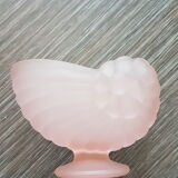 Amonite en cristal rose