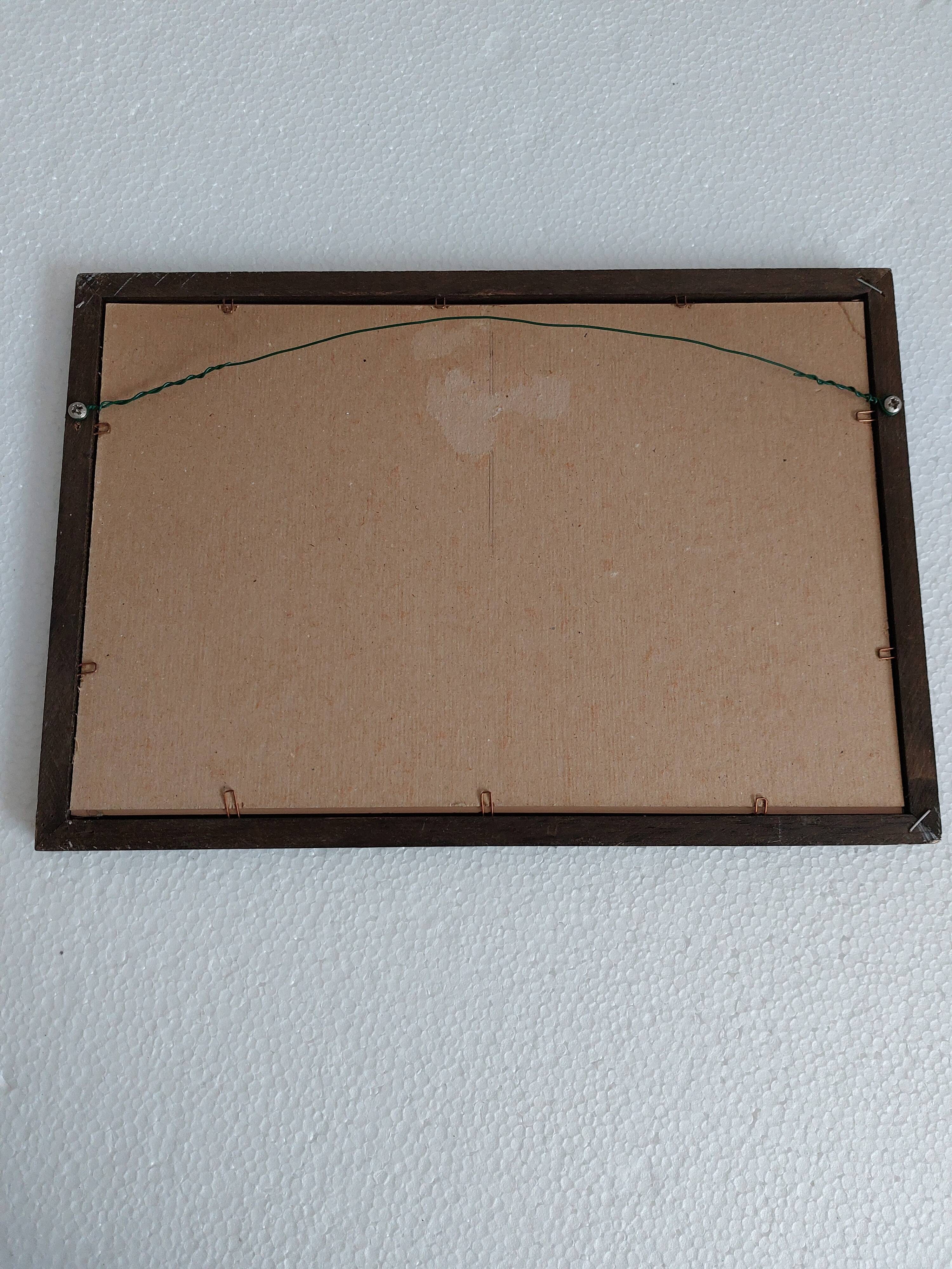 Vintage world map mirror board
