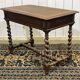 Henry II oak desk table from the early 20th century