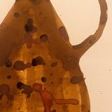 Signed watercolor and ink painting Vase Wabi Sabi Marrakech