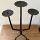 Antique wrought iron candlestick