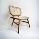 Retro rattan lounge chair / armchair / single-seater armchair