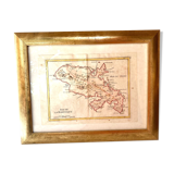Old map Martinique