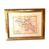Carte ancienne La Martinique