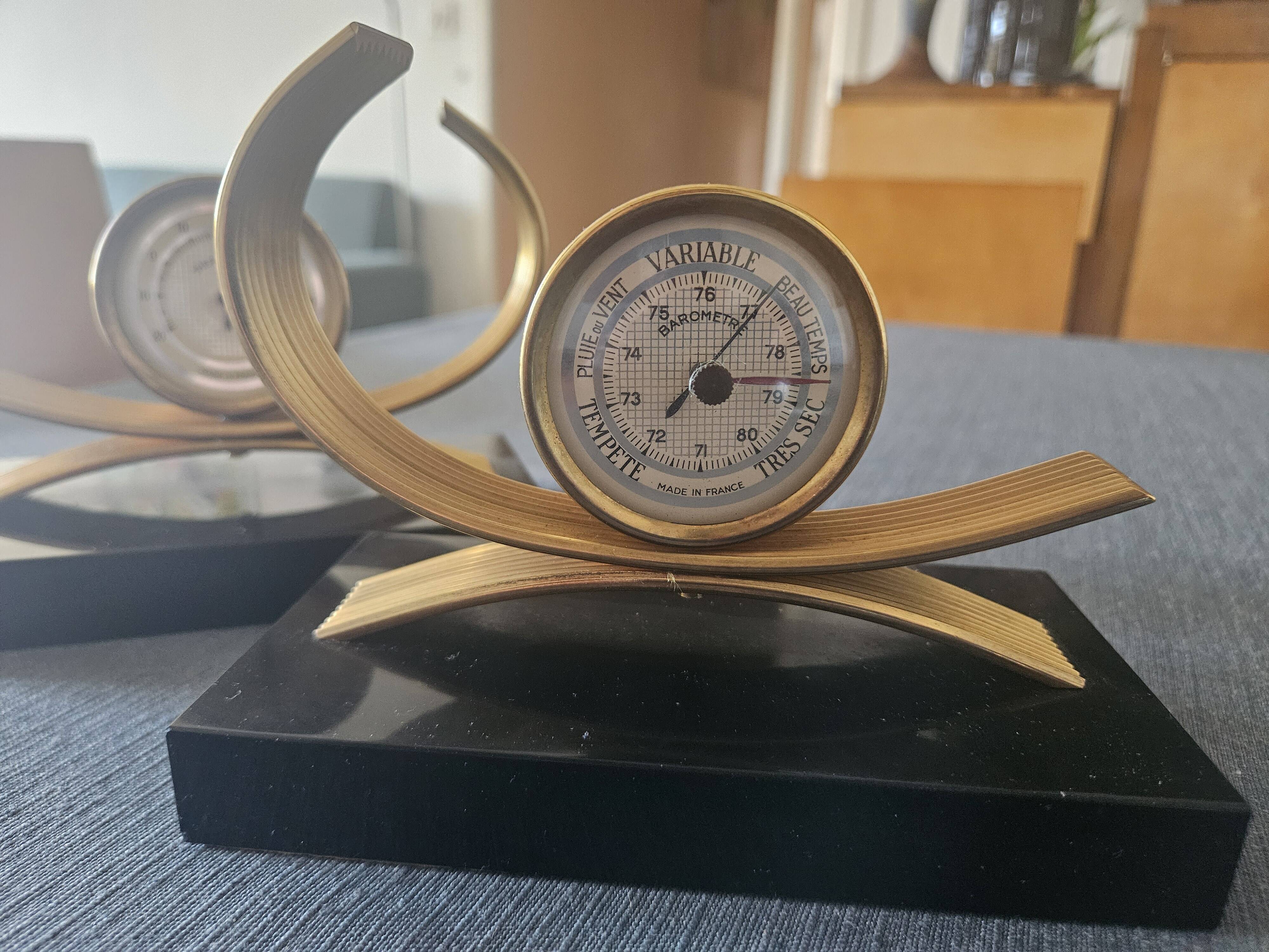 Weather Bookends Gold Starry - Marble & Gold - Functional